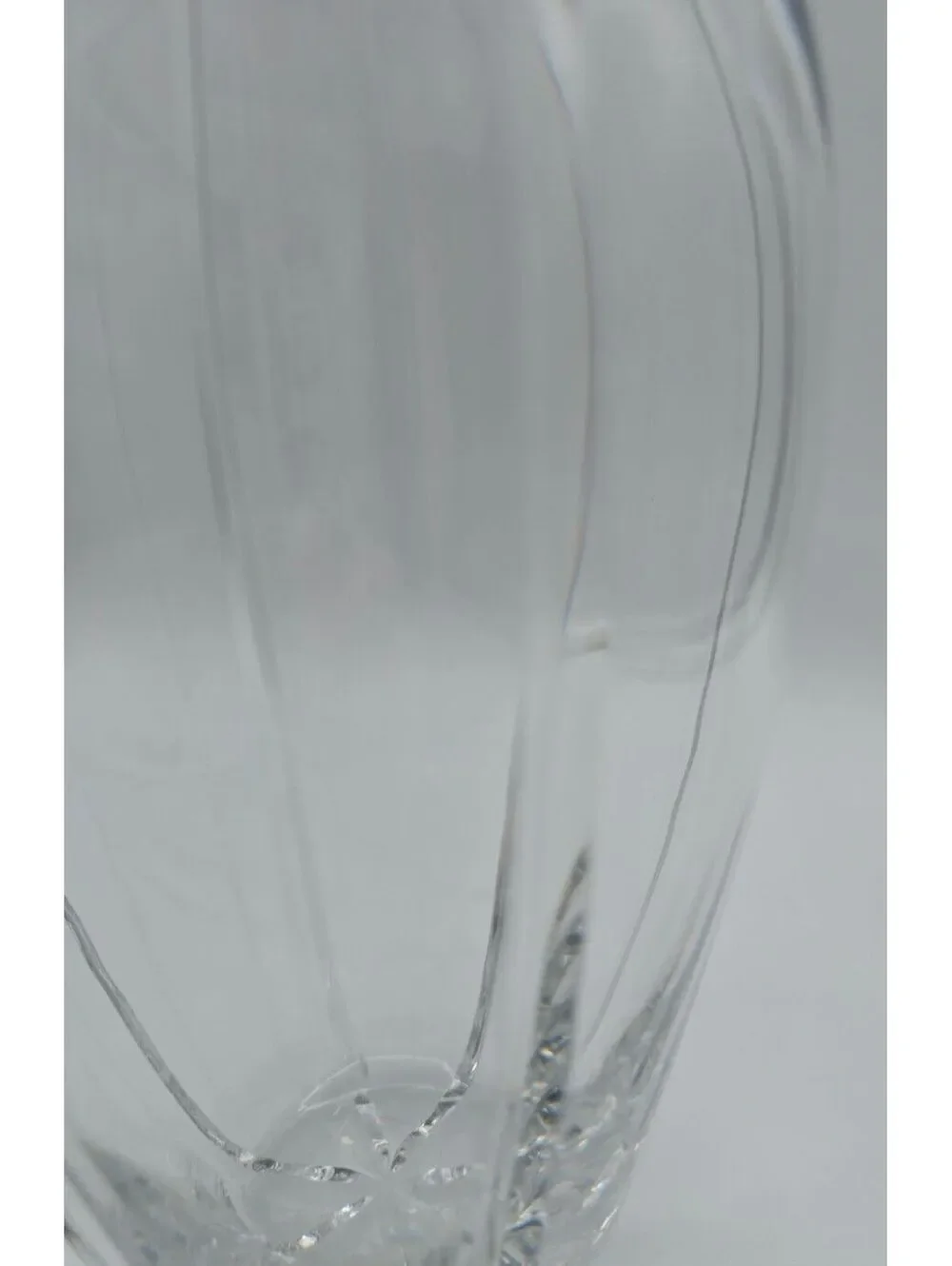 Vintage Miller Rogaska Tulip Crystal Vase Signed Slovenia 10